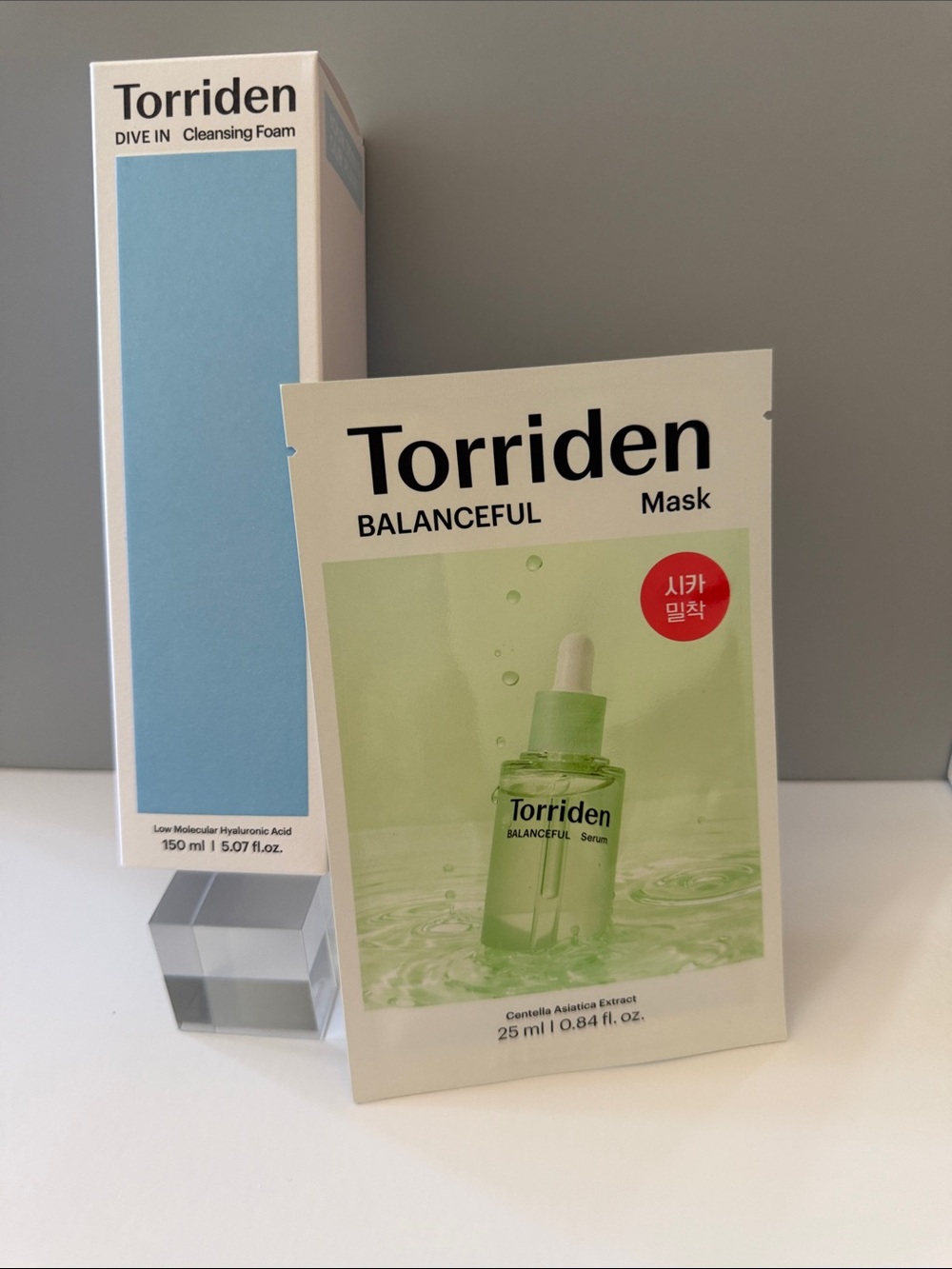 Torriden Dive In  Cleansing Foam 150ml & Balanceful Mask – Bundle